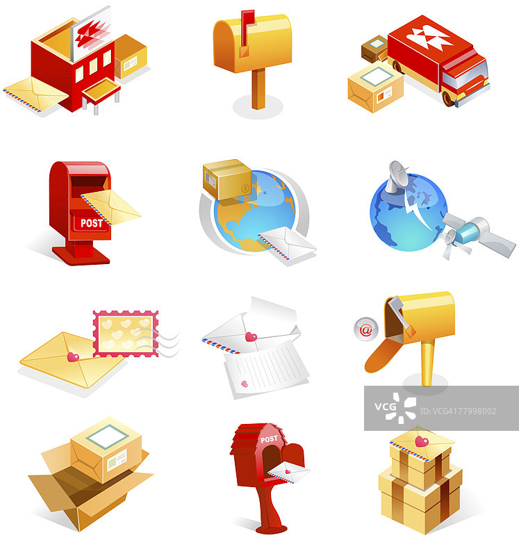 各种信函用品图片素材