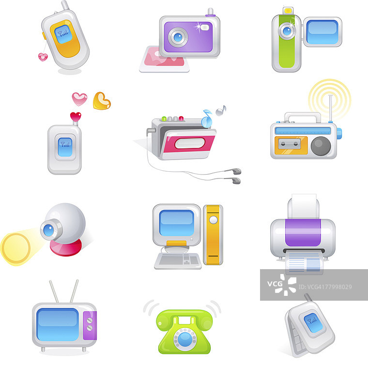 各种电子产品图片素材