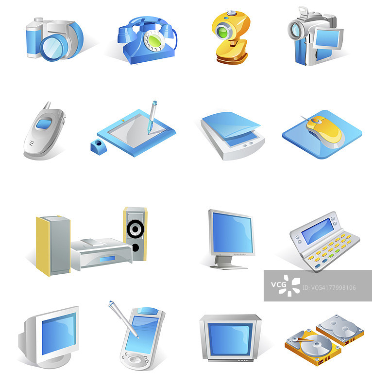 各种电子产品图片素材