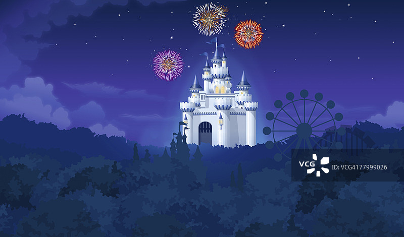 城市里的游乐园图片素材