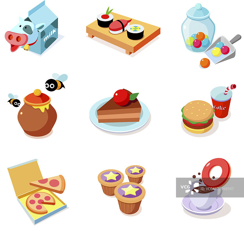 各种食物特写图片素材