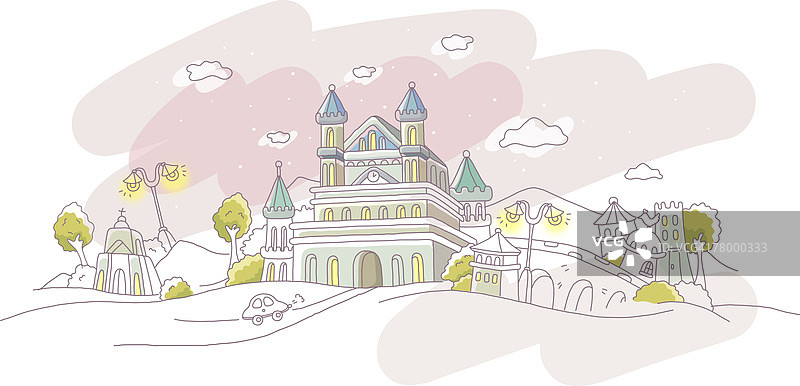 建筑外立面图片素材