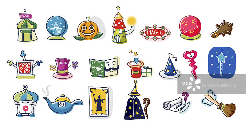 多种物品特写图片素材