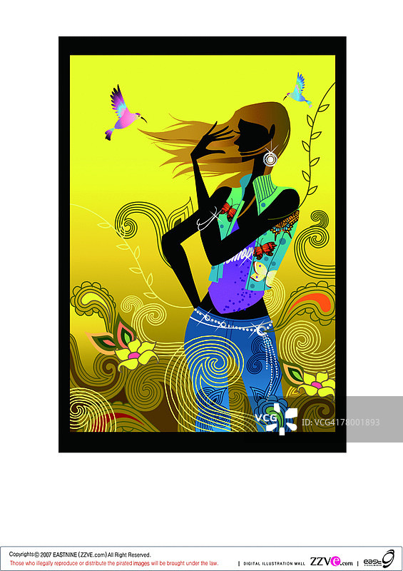 摆姿势的女人特写镜头图片素材