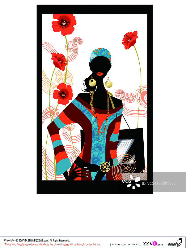 摆姿势的女人特写镜头图片素材