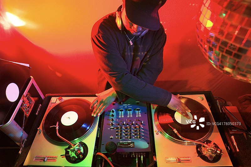 唱片骑师图片素材