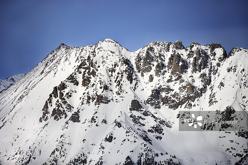 科罗拉多州落基山脉航拍图片素材