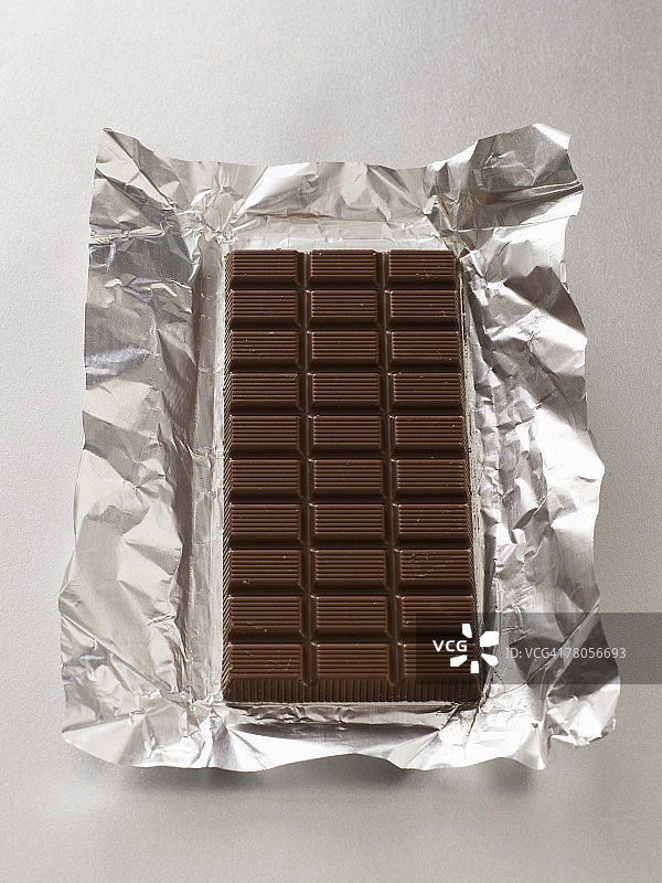 巧克力棒和包装纸图片素材