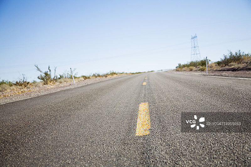沙漠公路图片素材