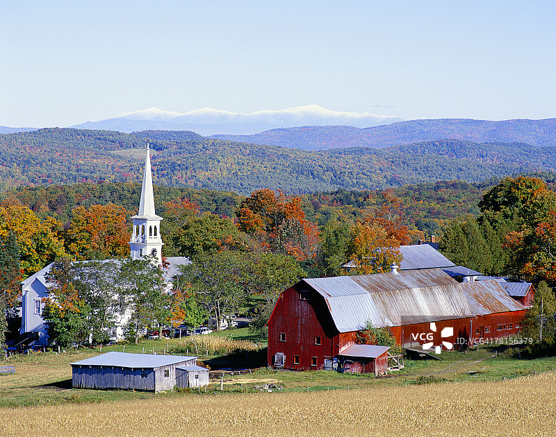 佛蒙特州的皮查姆图片素材