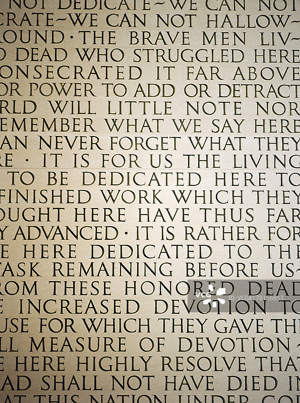 葛底斯堡演说图片素材