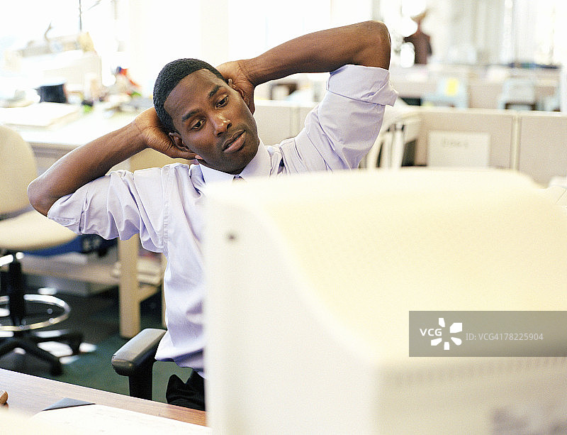 商人放松图片素材