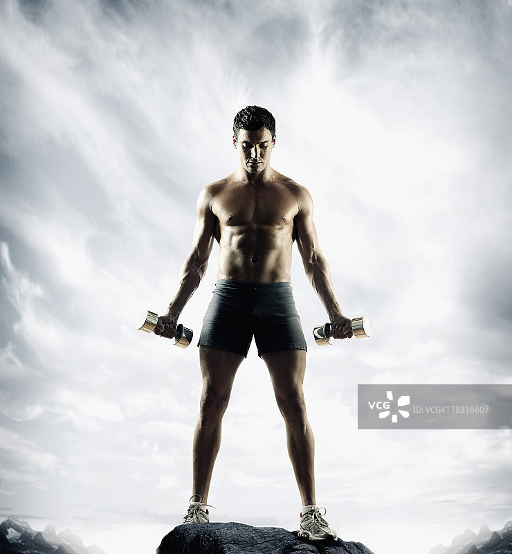 男子举重图片素材