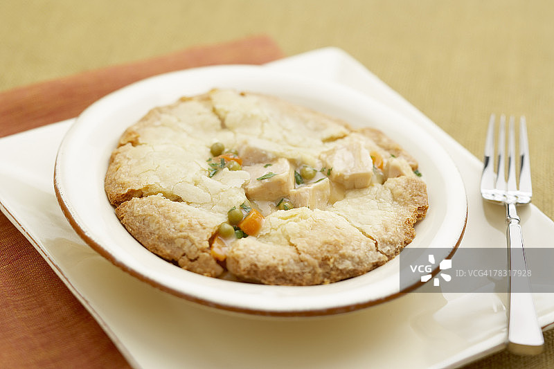 鸡肉馅饼图片素材