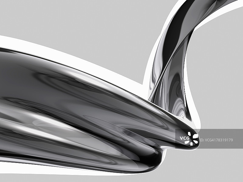 铬合金波浪图片素材