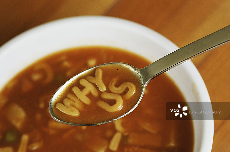 字母汤拼写图片素材