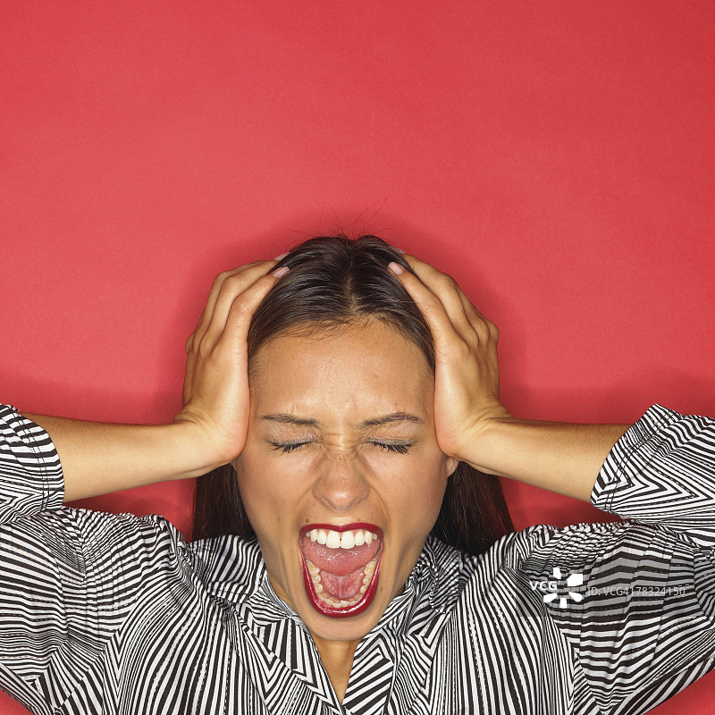 沮丧的女人图片素材