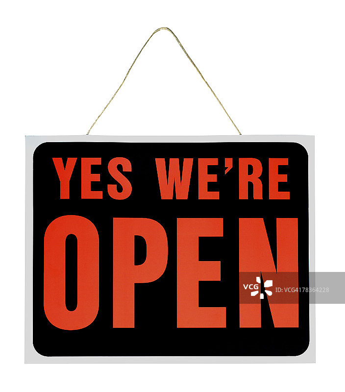 开放的标志图片素材