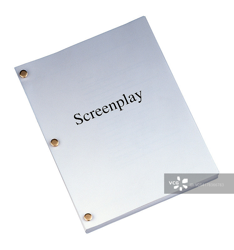 电影剧本图片素材