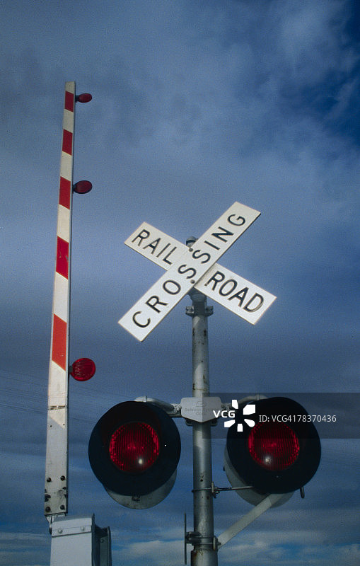 铁路平交道图片素材