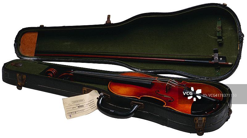 琴盒中的小提琴图片素材