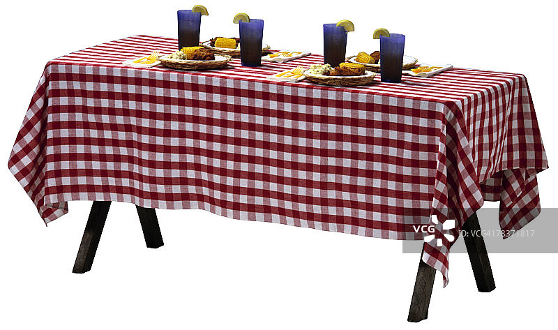 野餐桌套装图片素材