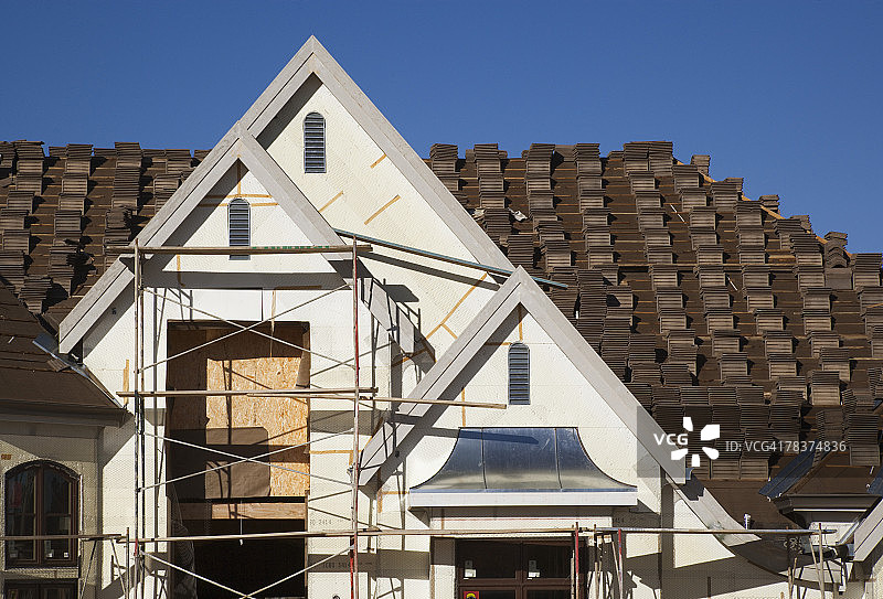 在建房屋外观图片素材