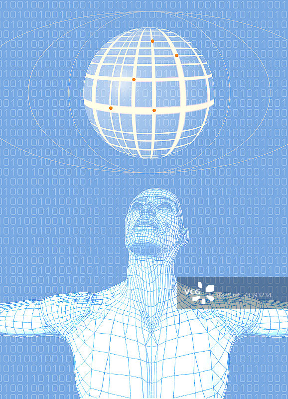 全球化思考图片素材