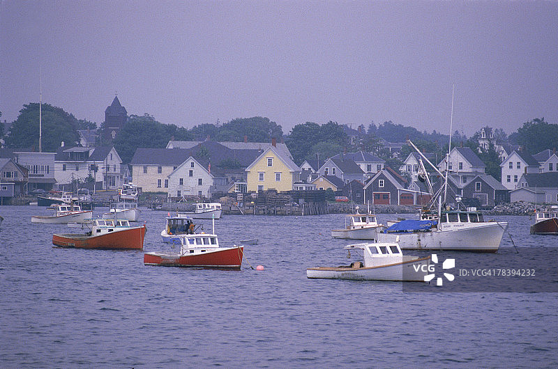 缅因州维纳尔黑文港口图片素材