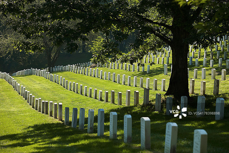 弗吉尼亚州阿灵顿国家公墓图片素材