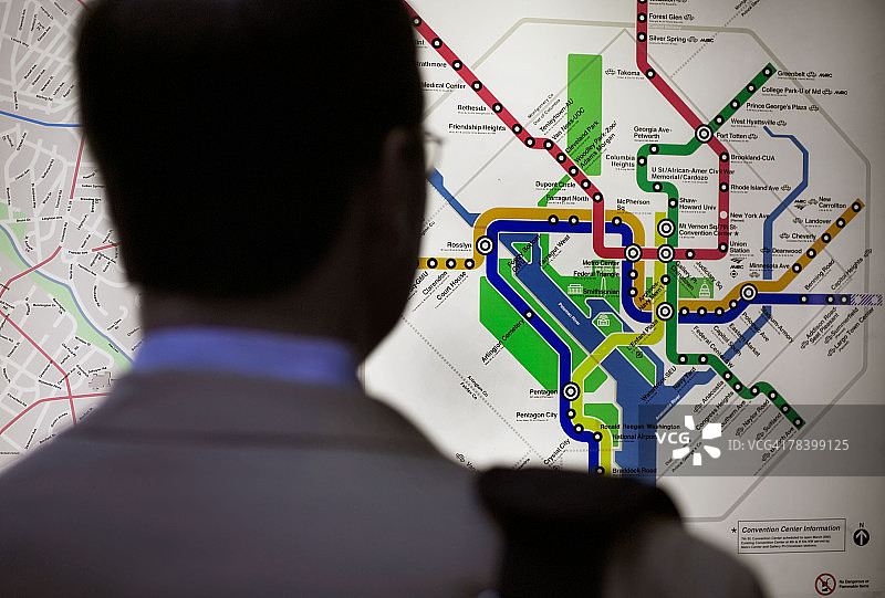华盛顿特区联合车站地图图片素材