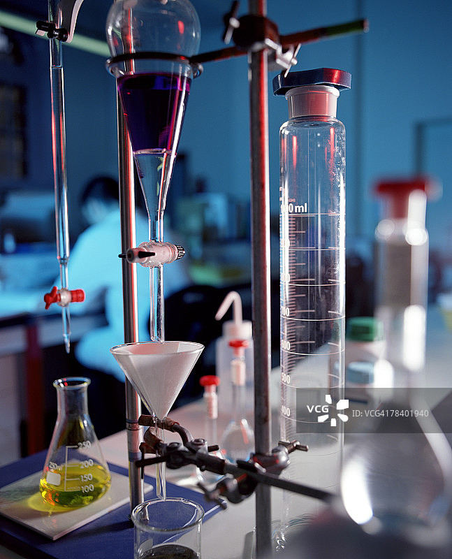 实验室玻璃器皿图片素材