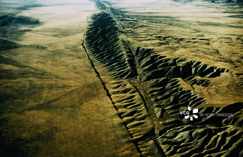 加利福尼亚州安德烈亚斯断层图片素材