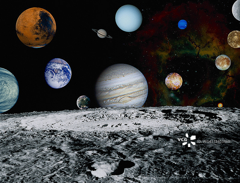 太阳系行星图片素材