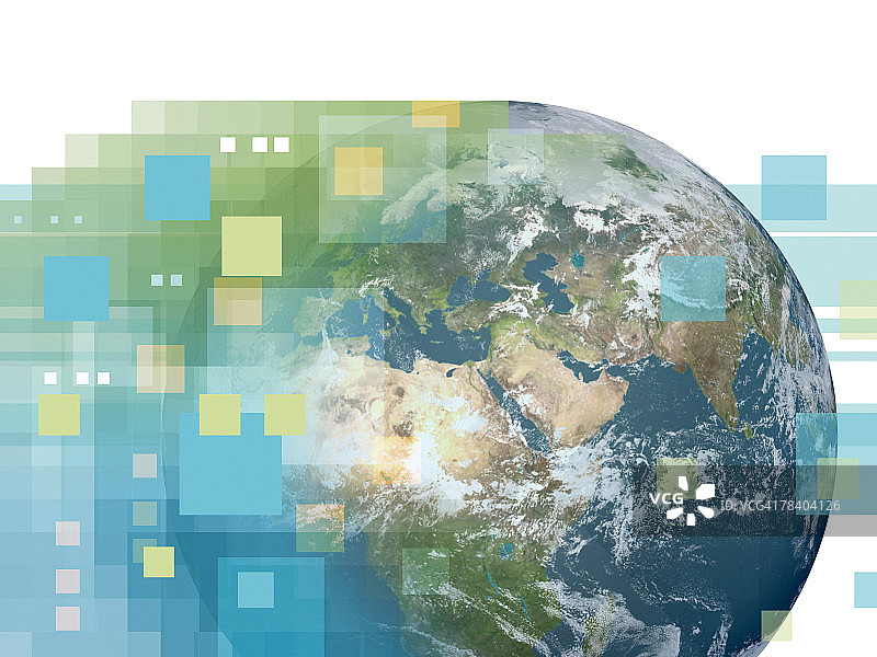 数字化地球图片素材