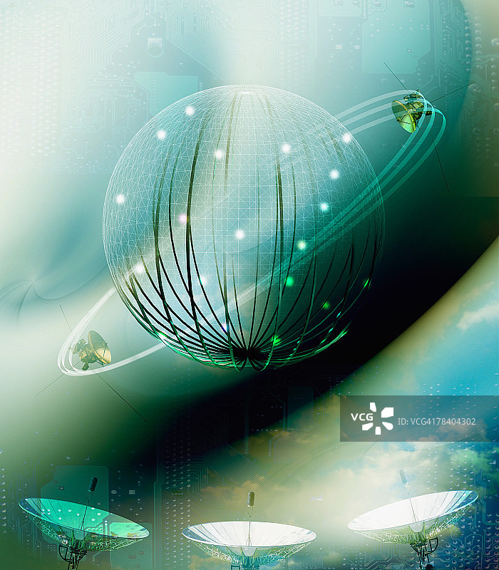 卫星通信图片素材