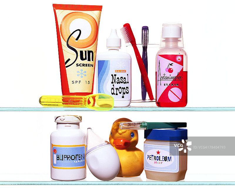 医药柜中的药品图片素材