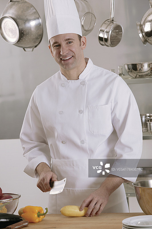 厨房里的厨师图片素材