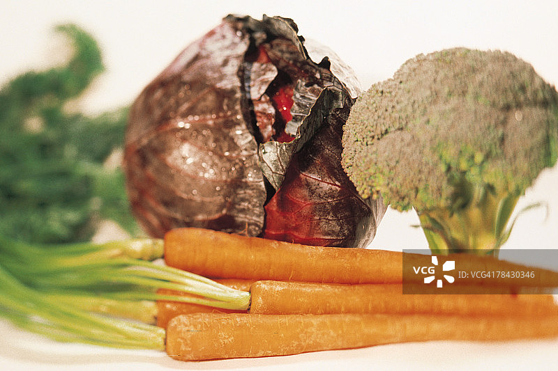 富含β-胡萝卜素的各种蔬菜图片素材