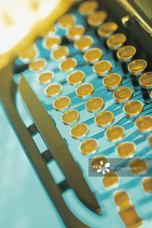手动打字机按键图片素材
