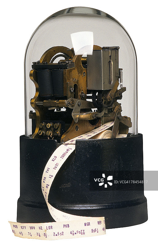 老式电传打字机图片素材