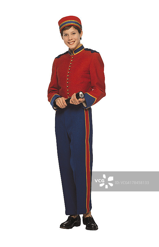 穿制服的行李员图片素材
