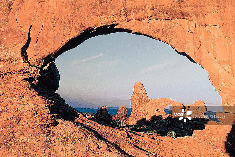 炮塔拱门，拱门国家公园，犹他州图片素材