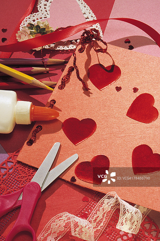 制作自制情人节贺卡图片素材