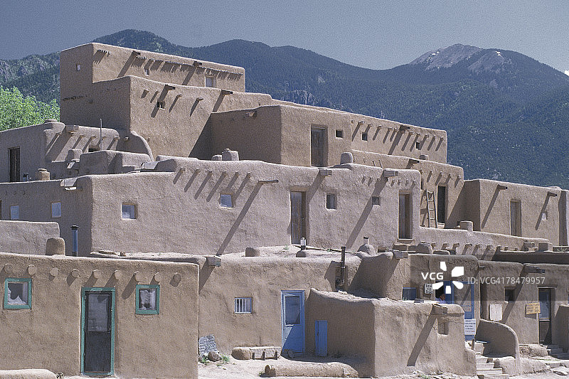 普韦布洛人村落图片素材