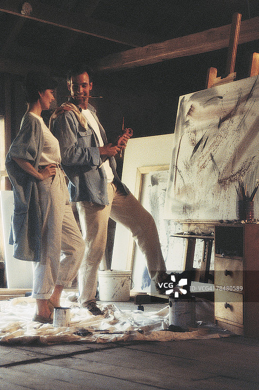 夫妇绘画图片素材