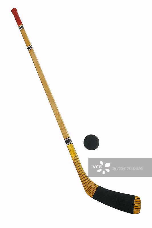 冰球杆与冰球图片素材