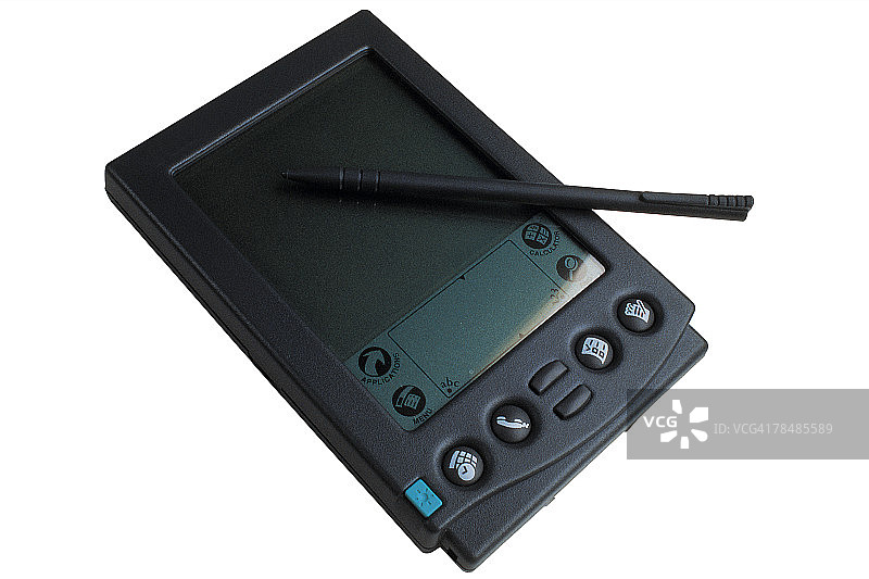 带手写笔的PDA图片素材