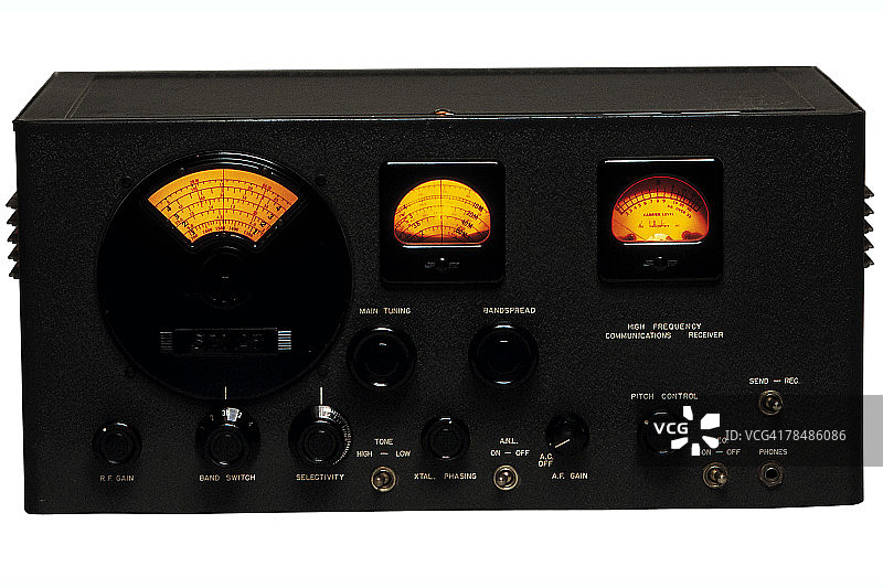 古董短波收音机图片素材