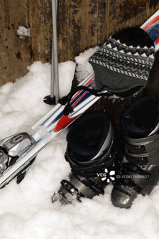 滑雪装备图片素材